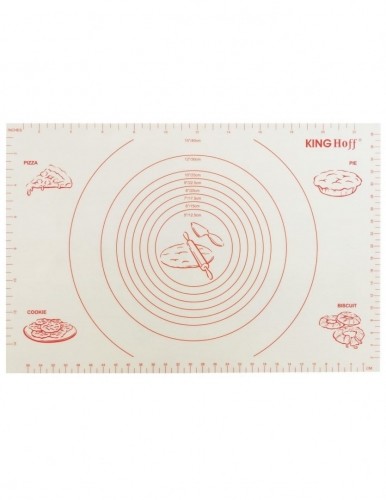 King Hoff Коврик для выпечки, силикон, 60х40см Kinghoff. image 1