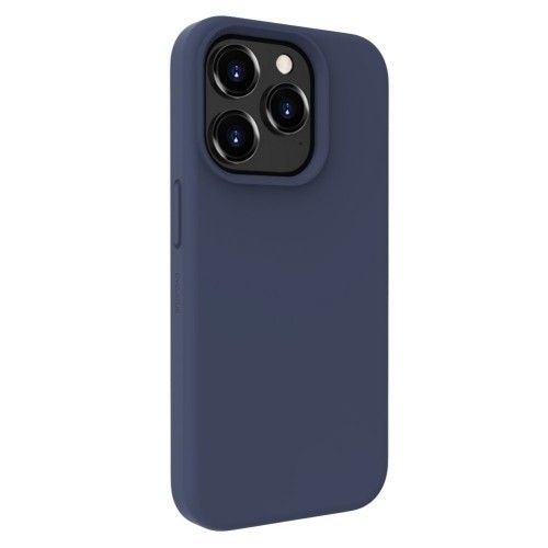 Evelatus Premium Magsafe Mīksta pieskāriena silikona maks - vāciņš Apple iPhone 13 Pro Max Pusnaks zils image 1