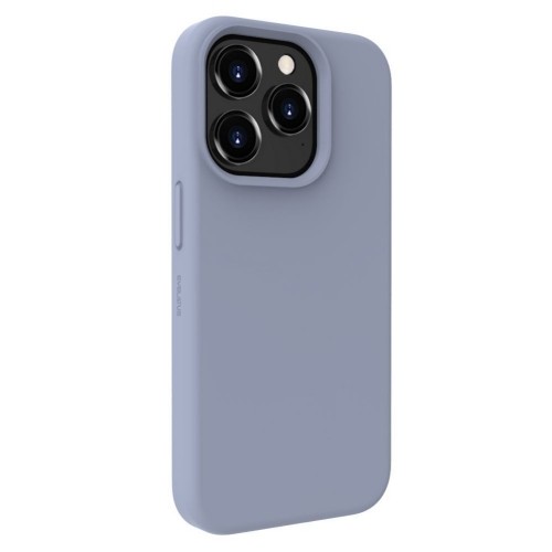 Evelatus Premium Magsafe Мягкого прикосновения силиконовый чехол-крышка Apple iPhone 15 Pro Max Лаванда Серый image 1