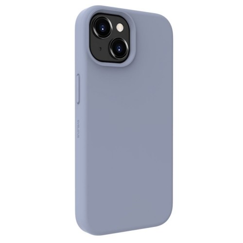 Evelatus Premium Magsafe Mīksta pieskāriena silikona maks - vāciņš Apple iPhone 15 Lavandas pelēka image 1