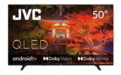 TV Set|JVC|50"|4K/Smart|QLED|3840x2160|Wireless LAN|Bluetooth|Android TV|LT-50VAQ330P image 1