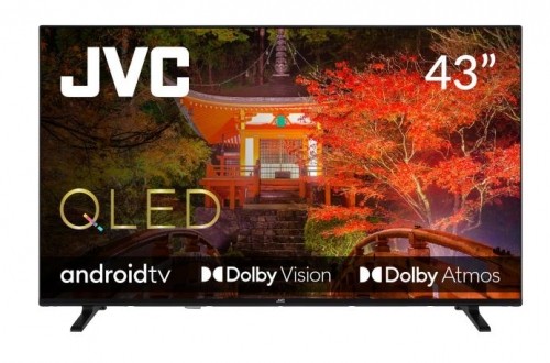 TV Set|JVC|43"|4K/Smart|QLED|3840x2160|Wireless LAN|Bluetooth|Android TV|LT-43VAQ330P image 1