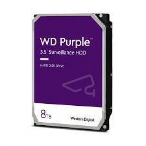 HDD|WESTERN DIGITAL|Purple|8TB|SATA 3.0|256 MB|7200 rpm|3,5"|WD8002PURP image 1