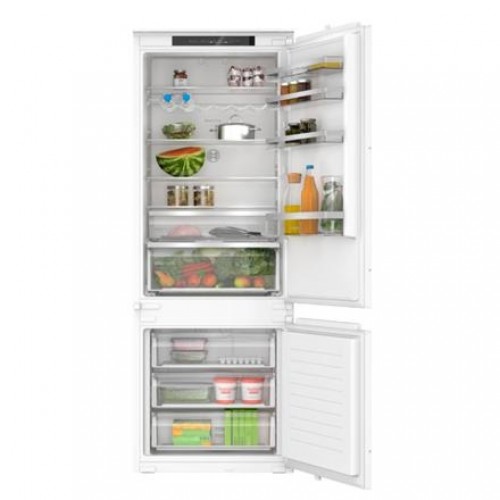Bosch Refrigerator | KBN96VSE0 | Energy efficiency class E | Built-in | Combi | Height 193.5 cm | No Frost system | Fridge net capacity 285 L | Freezer net capacity 98 L | 34 dB | White image 1