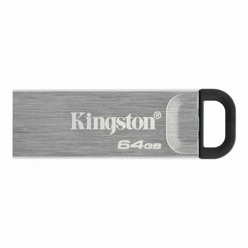 USВ-флешь память Kingston DTKN/64GB Чёрный Серебристый 64 Гб image 1
