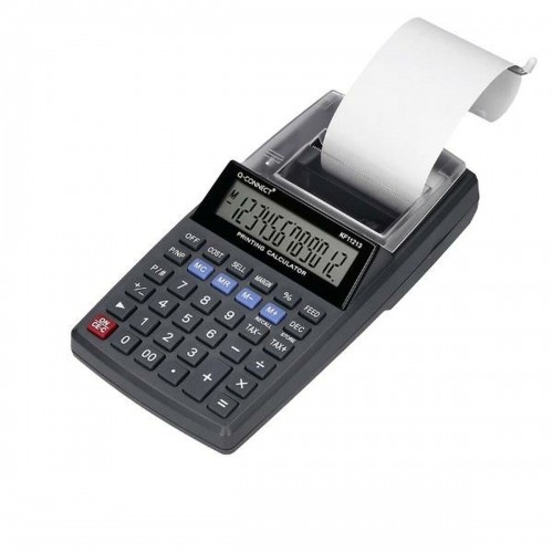 Printer calculator Q-Connect KF11213 Black image 1