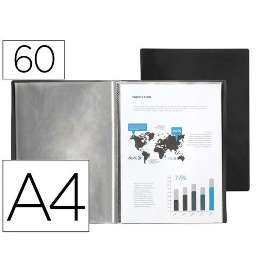 Document Holder Liderpapel EC90 Black A4 image 1