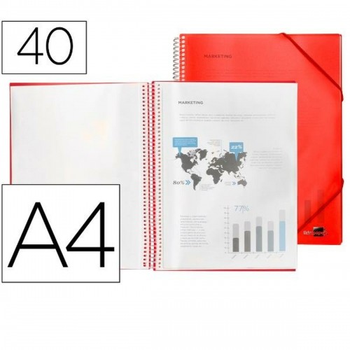 Folder Liderpapel EC14 Red A4 image 1