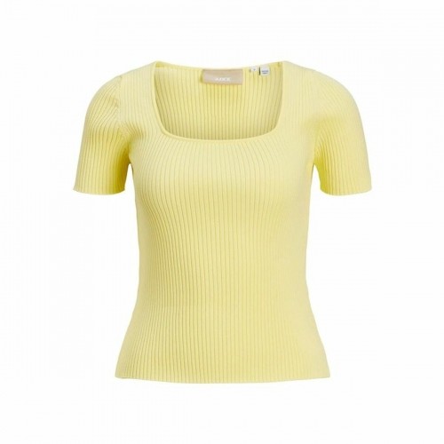 Sieviešu Krekls ar Īsām Piedurknēm Jxsky Ss Jack & Jones French Vanilla Dzeltens image 1