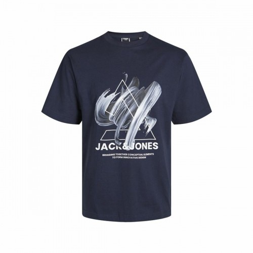 Bērnu Krekls ar Īsām Piedurknēm Jack & Jones Jcotint Tee Ss Zils image 1
