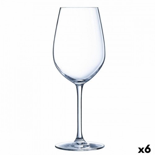 Bigbuy Sommelier Vīna glāze Evoque Caurspīdīgs 470 ml (6 gb.) image 1