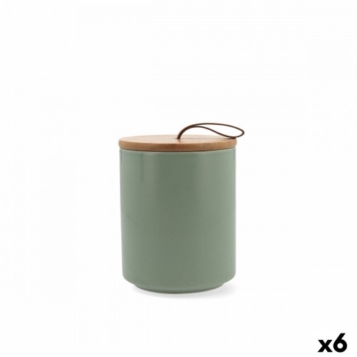 Jar Quid Ozon Green Ceramic Sheets 10,4 x 13 cm (6 Units) image 1