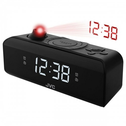 Alarm Clock JVC RA-E211B Black image 1