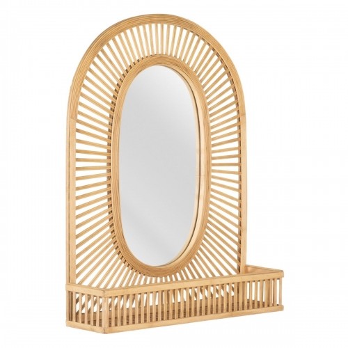 Wall mirror Beige Crystal Rattan 61 x 15 x 76 cm image 1