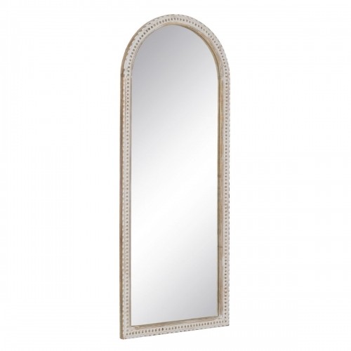 Bigbuy Home Sienas spogulis Balts Dabisks Stikls Mango koks Koks MDF Vertikāli 60,9 x 3,8 x 152,4 cm image 1