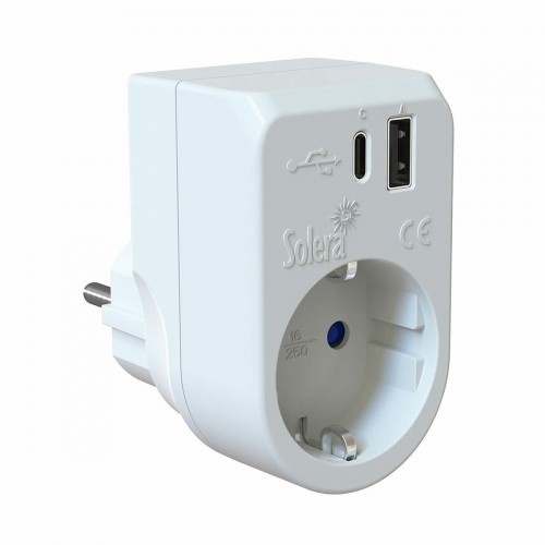 Адаптер для розеток Solera 860usbac 250 V 16 A USB USB-C image 1