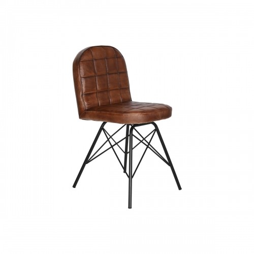 Dining Chair Home ESPRIT Brown Black 51 x 51 x 89 cm image 1