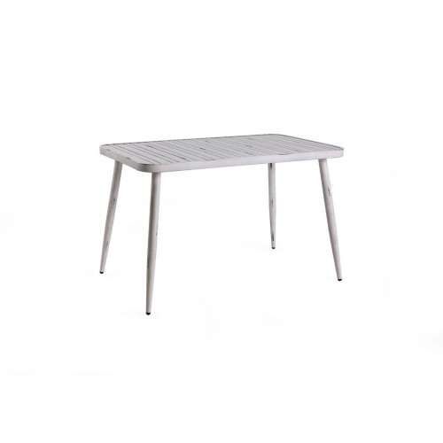 Dining Table Home ESPRIT White Aluminium 120 x 75 x 75 cm image 1