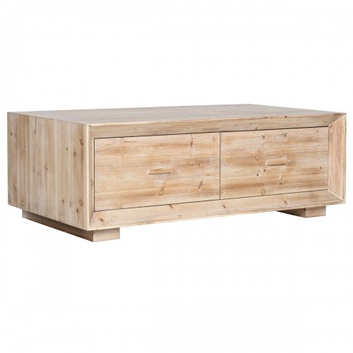 Кофейный столик Home ESPRIT Натуральный древесина ели Деревянный MDF 130 x 70 x 46 cm image 1