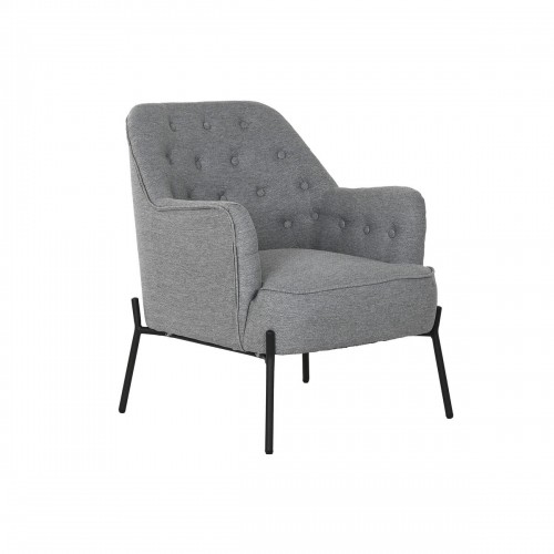 Кресло DKD Home Decor Серый Металл 65 x 73 x 79,5 cm image 1