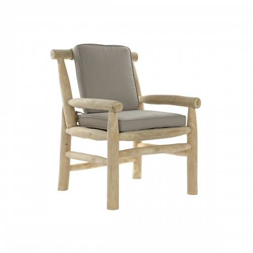 Садовое кресло DKD Home Decor Натуральный Светло-серый Тик 65 x 80 x 92 cm image 1