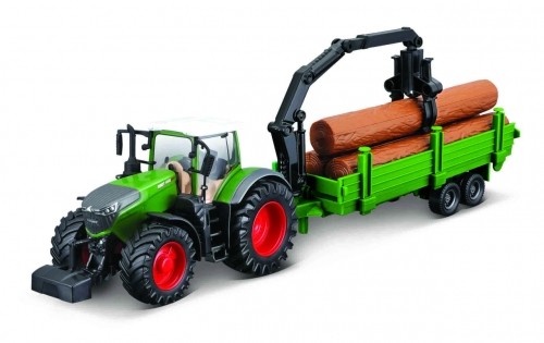 BBURAGO tractor with deluxe trailer, assort., 10cm, 18-31677/18-31678/18-31659 image 1