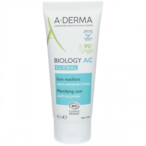 Дневной крем A-Derma Biology Ac Global Soin Matifiant Anti-Imperfection 40 ml image 1