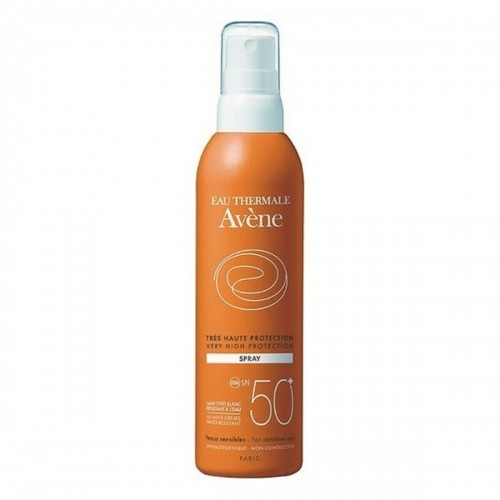 Защитный спрей от солнца Avene 3282779402859 SPF50+ Spray Чёрный Унисекс взрослые image 1