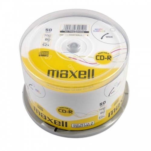Maxell CD-R 80/700MB XL 52x 50p 50 pc(s) image 1