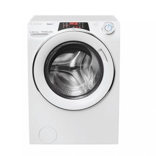 Candy | Washing Machine | RO 486DWMC7/1-S | Energy efficiency class A | Front loading | Washing capacity 8 kg | 1400 RPM | Depth 53 cm | Width 60 cm | Display | TFT | Steam function | Wi-Fi image 1