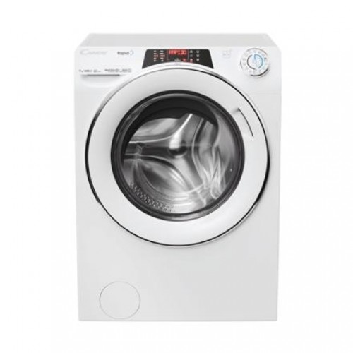 Candy | Washing Machine | RO4 476DWMC7/1-S | Energy efficiency class A | Front loading | Washing capacity 7 kg | 1400 RPM | Depth 45 cm | Width 60 cm | Display | TFT | Steam function | Wi-Fi | White image 1