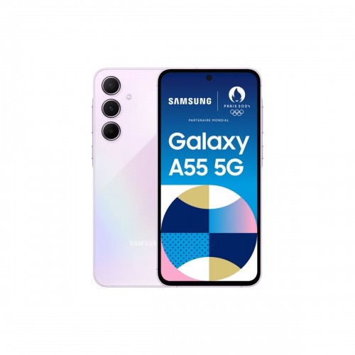 Smartphone Samsung A55 5G L.VIOLET 8 GB RAM 256 GB Black Lilac image 1