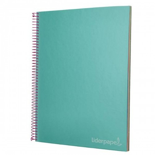 Notebook Liderpapel BA97 Turquoise A4 140 Sheets image 1