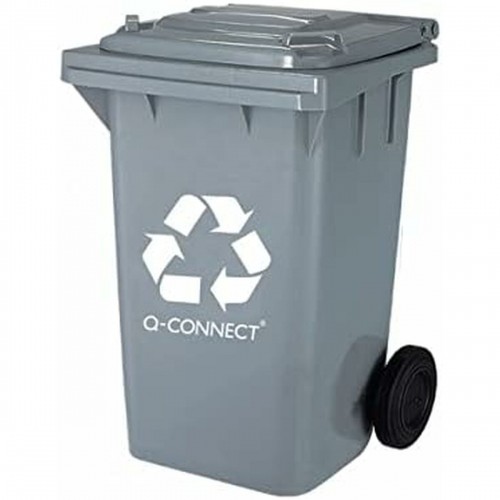 Waste bin Q-Connect KF16545 Grey Plastic 100 L image 1