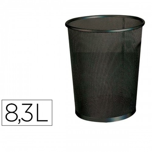 Rubbish bin Q-Connect KF00869 Black Metal 8,3 L image 1