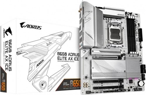 GIGABYTE B650 AORUS Elite AX ICE Mainboard Sockel AM5 image 1