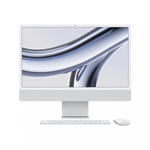 Apple iMac 24” 4.5K Retina, Apple  M3 8C CPU, 10C GPU/8GB/512GB SSD/Silver/INT | Apple image 1