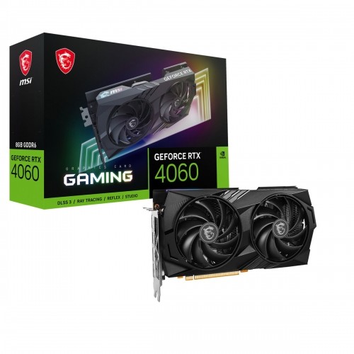 Grafikas Karte MSI RTX 4060 GAMING 8G Geforce RTX 4060 8 GB GDDR6 image 1