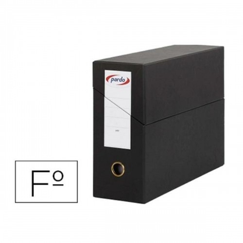 File Box Pardo 245701 Black A4 (1 Unit) image 1