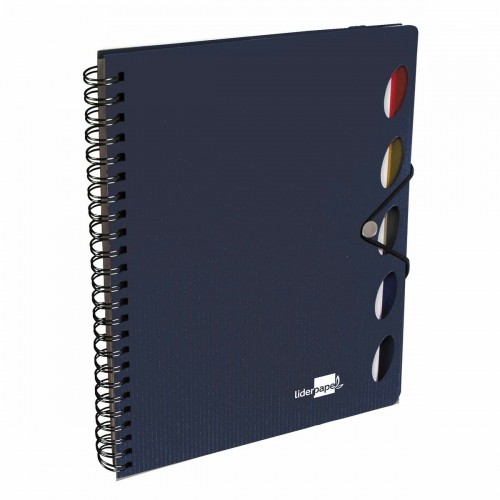 Notebook Liderpapel BE18 Blue A4 image 1