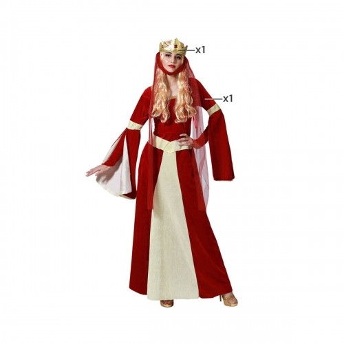 Bigbuy Carnival Маскарадные костюмы для взрослых Дама средневековая XXL image 1