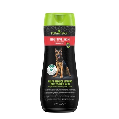 FURminator Sensitive Skin Ultra Premium - shampoo for dogs - 473ml image 1