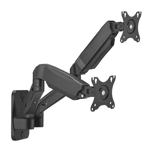 Hismart Dual 17”-32” Monitor Spring-Assisted Arm Mount image 1