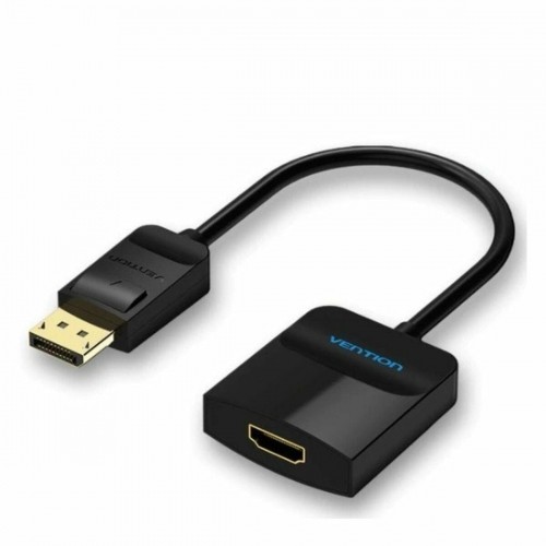 Адаптер для DisplayPort на HDMI Vention HBGBB 15 cm Чёрный Серый image 1