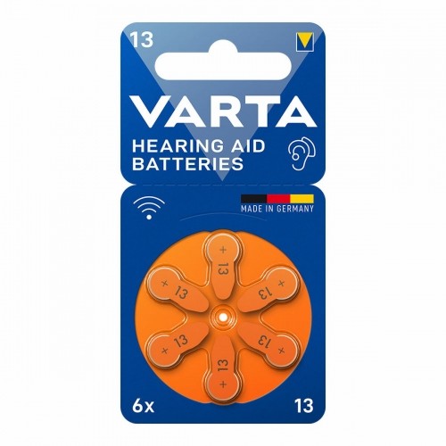 Батарея для слухового аппарата Varta Hearing Aid 13 6 штук image 1