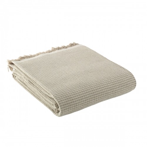 Blanket Alexandra House Living Abella Beige 125 x 180 cm image 1