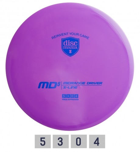 Discgolf DISCMANIA Midrange Driver S-LINE MD5 purple 5/3/0/4 image 1