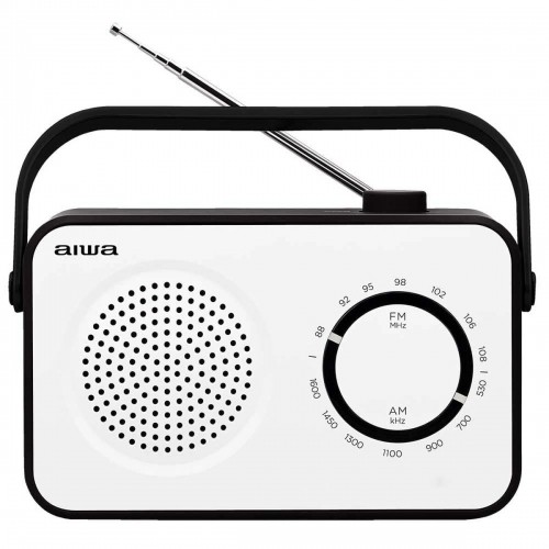 Transistor Radio Aiwa White AM/FM image 1