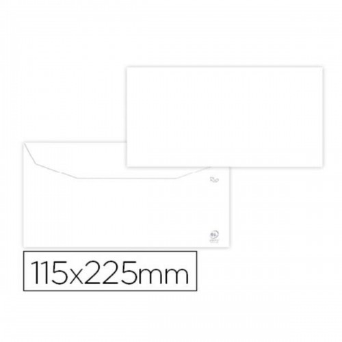 Envelopes Liderpapel SL35 White Paper 115 x 225 mm (25 Units) image 1