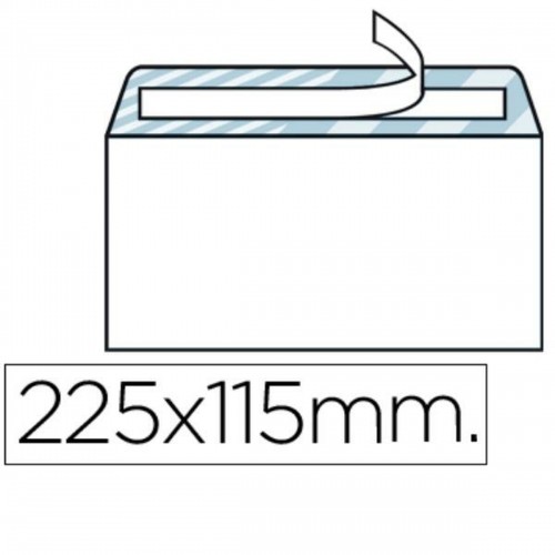 Envelopes Liderpapel SB36 White Paper 115 x 225 mm (25 Units) image 1